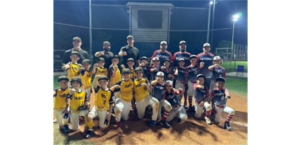 Spring 2023 Rookie Champions Padres & Runner Up Nationals!
