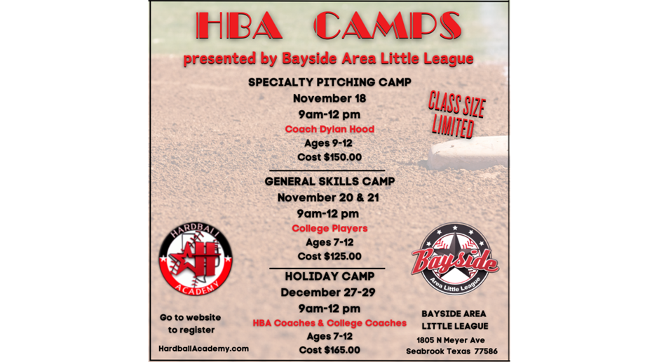 Holiday Camps!!!